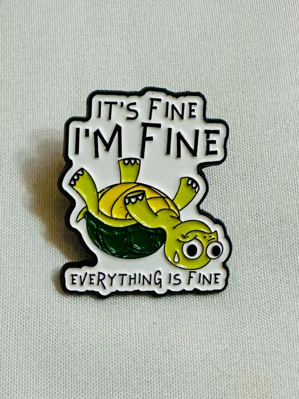 Funny Turtle Pin - Picture 1 of 3
